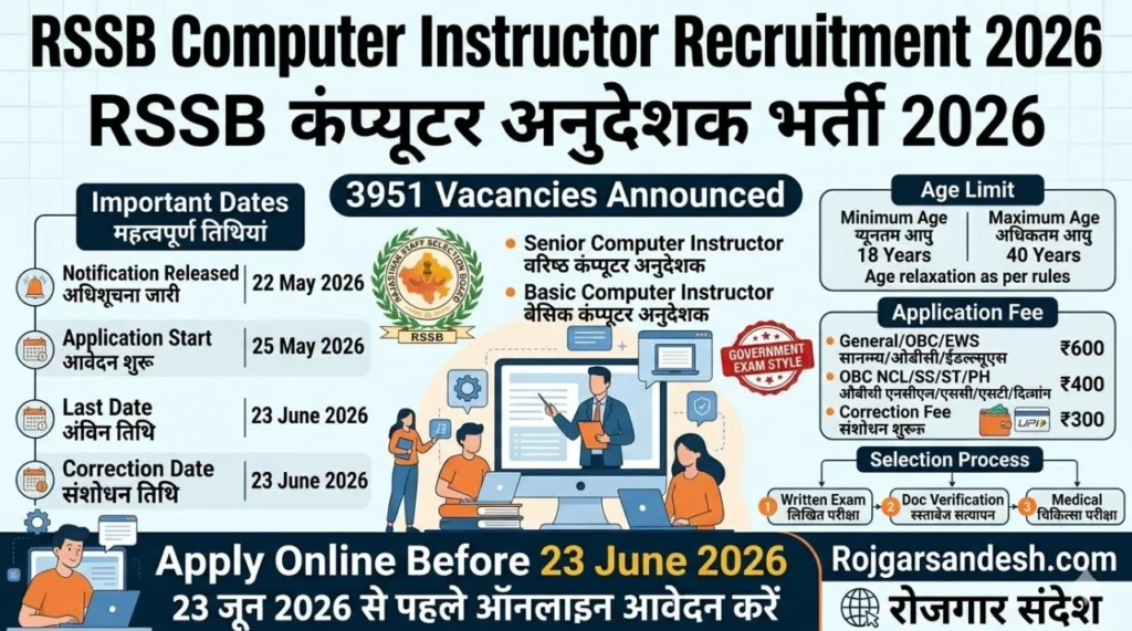 RSSB COMPUTER INSTRUCTOR 2026